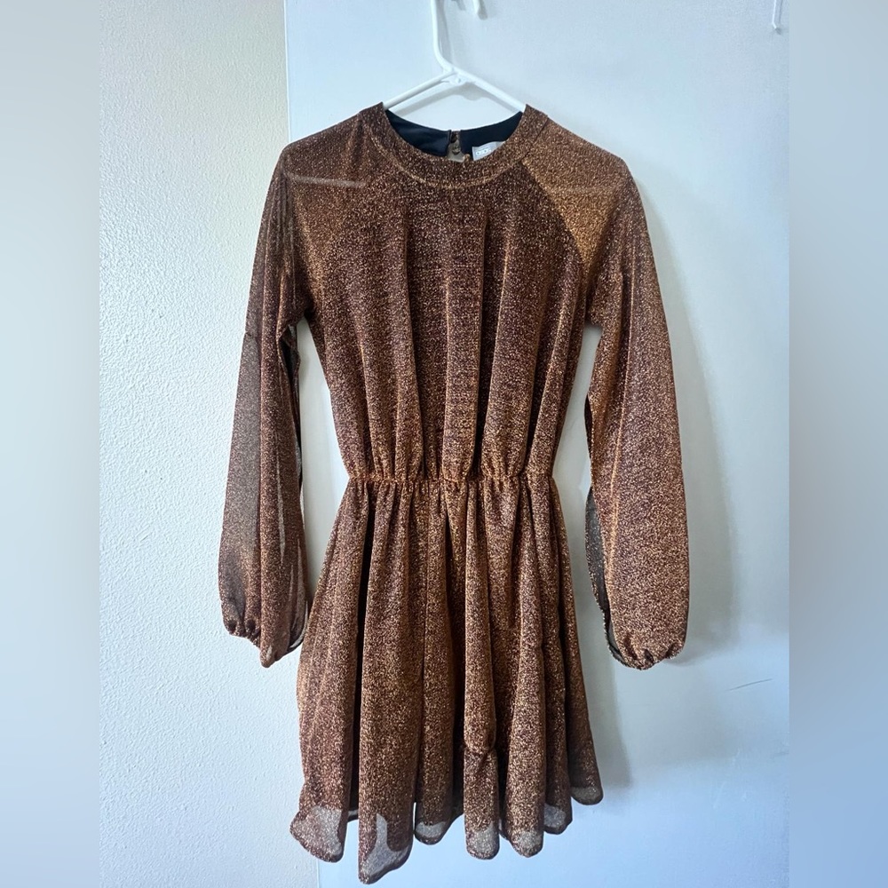 ASOS Long Sleeve Mini Mesh Dresh